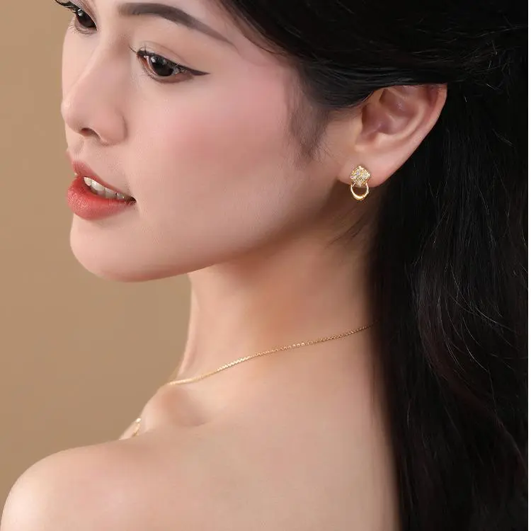 MONI JEWELLERY S925 Silver Stud Earrings Women's-3