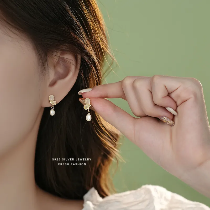 MONI JEWELLERY S925 Sterling Silver Stud Earrings Women's-2