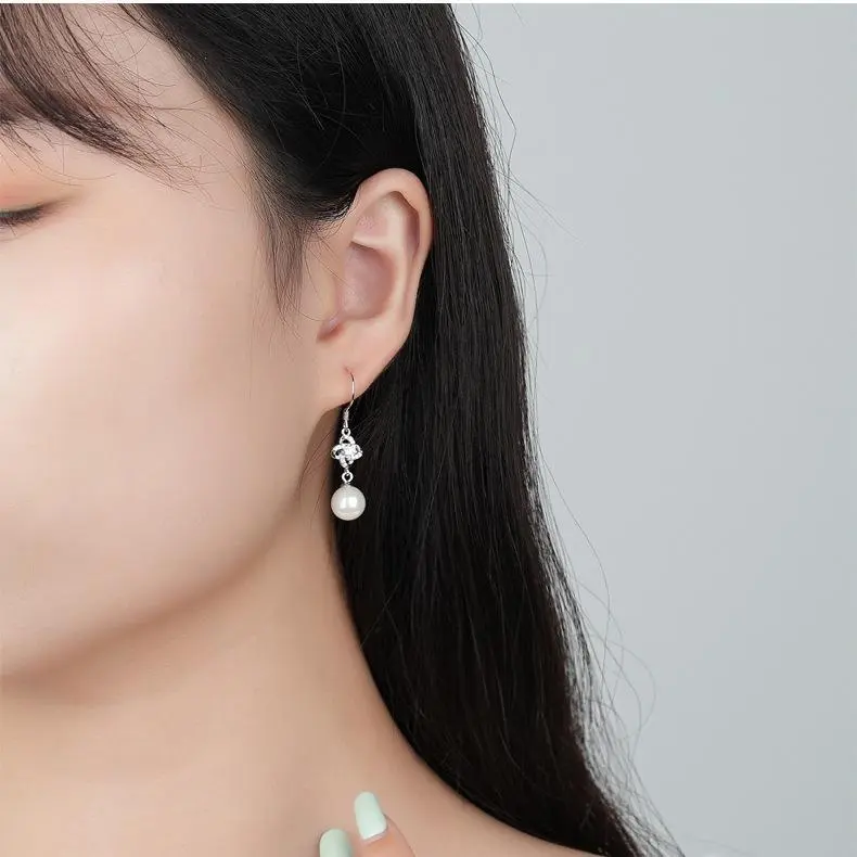 MONI JEWELLERY S999 Silver Earrings Women's-5