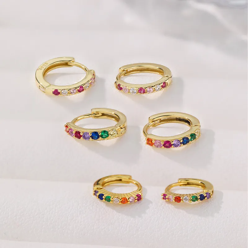 MONI JEWELLERY S925 Silver Earrings Women's Gold-3