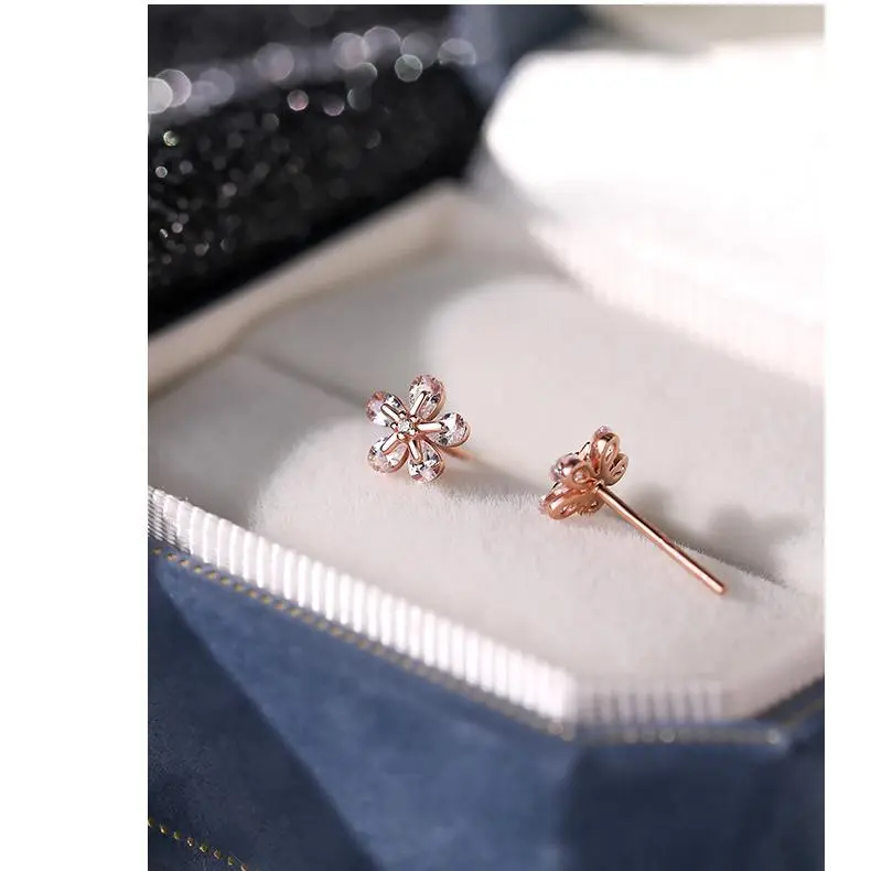 MONI JEWELLERY S999 Fine Silver Stud Earrings Women's-3