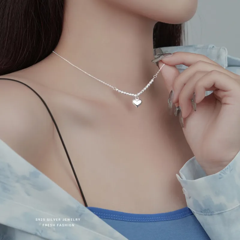MONI JEWELLERY S925 Silver Necklaces Women's-5