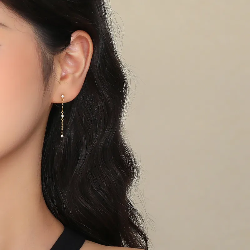 MONI JEWELLERY S925 Silver Earrings Women's-4