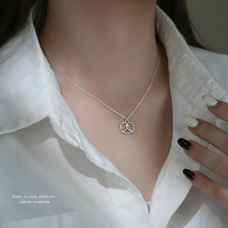 MONI JEWELLERY S999 Fine Silver Necklaces Women's-5