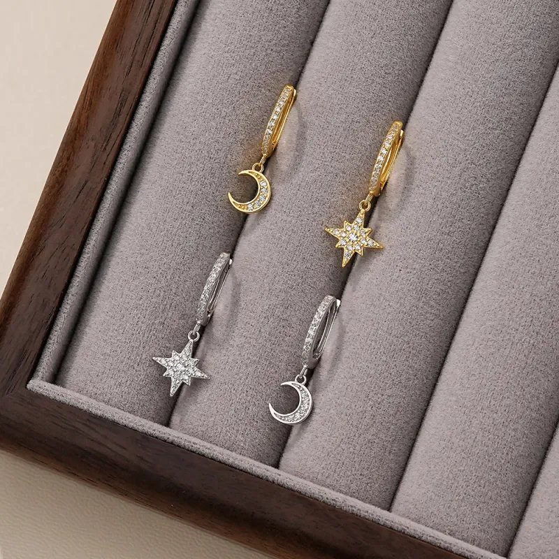 MONI JEWELLERY S925 Silver Earrings Women's-6
