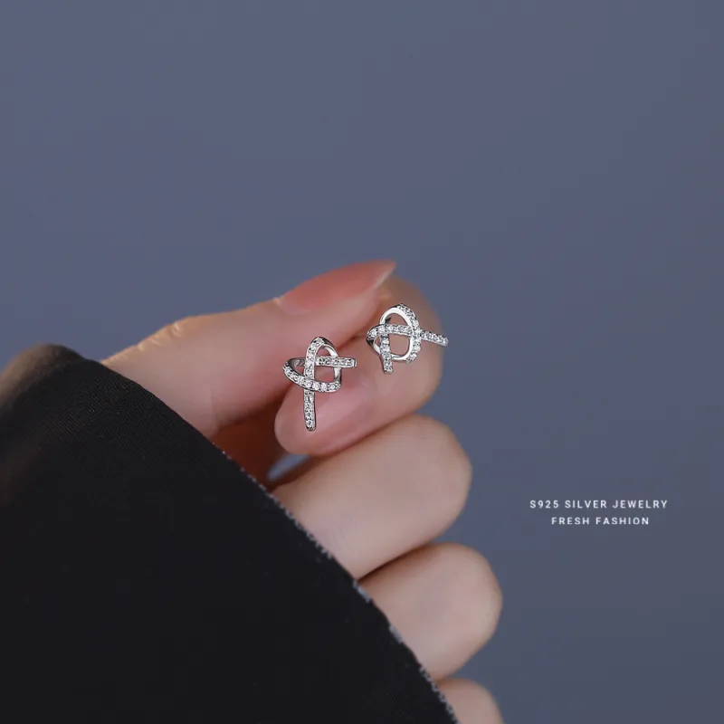 MONI JEWELLERY S925 Sterling Silver Stud Earrings Women's-5