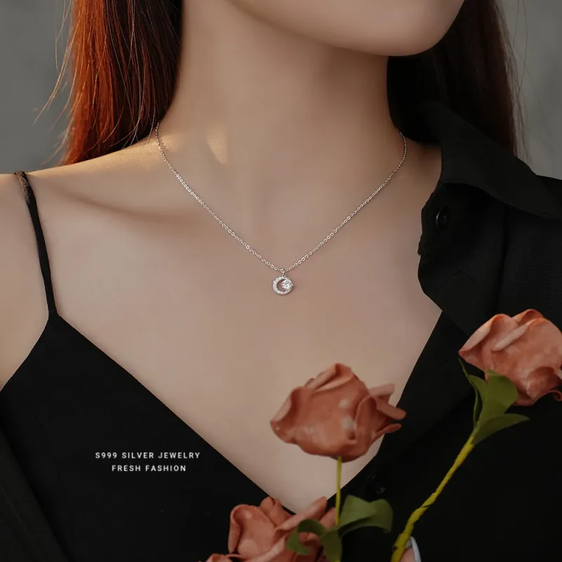 MONI JEWELLERY 999 Fine Silver Necklaces Women's-2