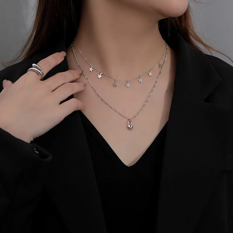 MONI JEWELLERY S925 Silver Necklaces Women's-4