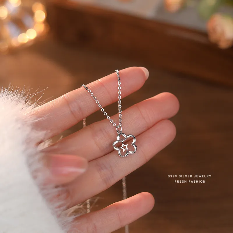 MONI JEWELLERY S999 Fine Silver Necklaces Women's-1