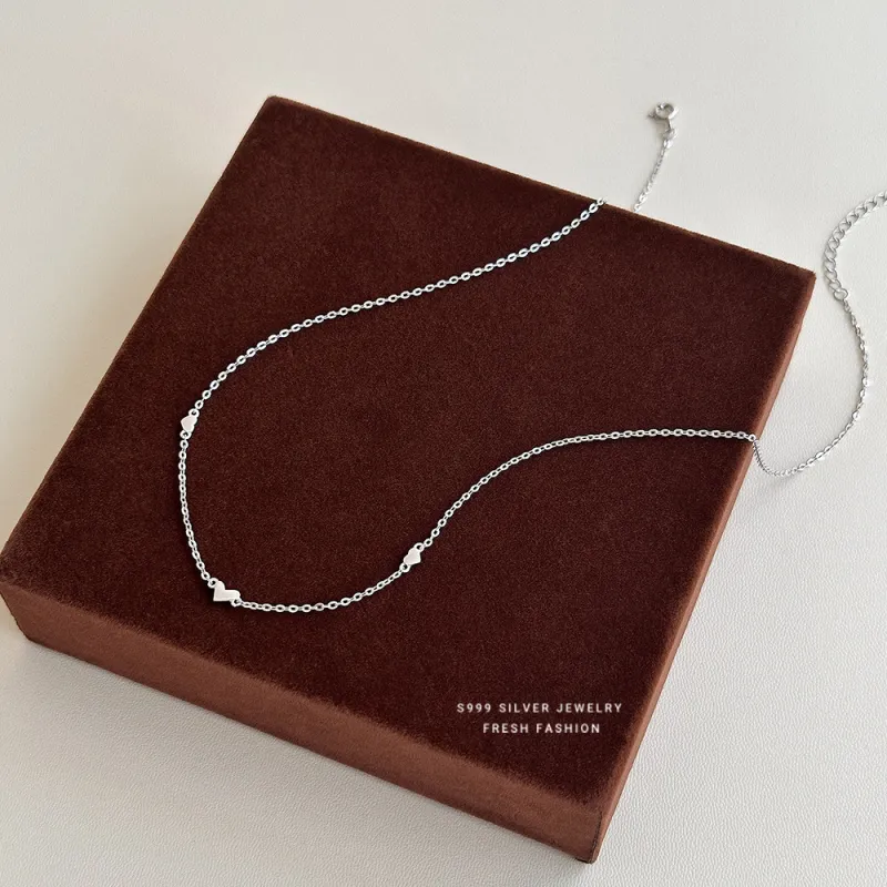 MONI JEWELLERY S999 Fine Silver Necklaces Women's-6