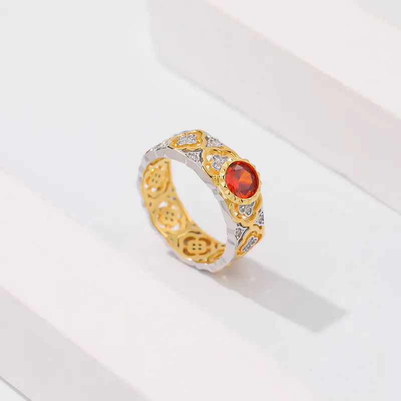 MONI JEWELLERY S925 Sterling Silver Zircon Rings Women's-1