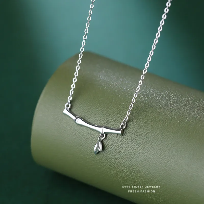 MONI JEWELLERY S999 Silver Necklaces Women's-5