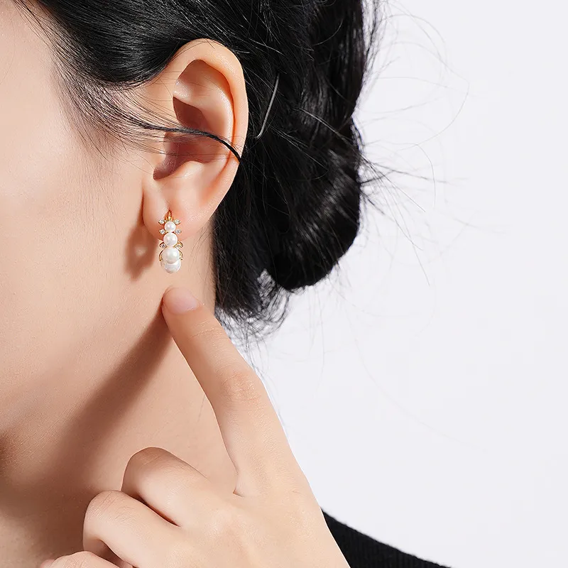 MONI JEWELLERY S925 Silver Earrings Women's-4