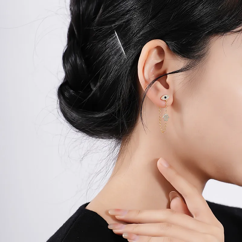 MONI JEWELLERY S925 Silver Earrings Women's-4