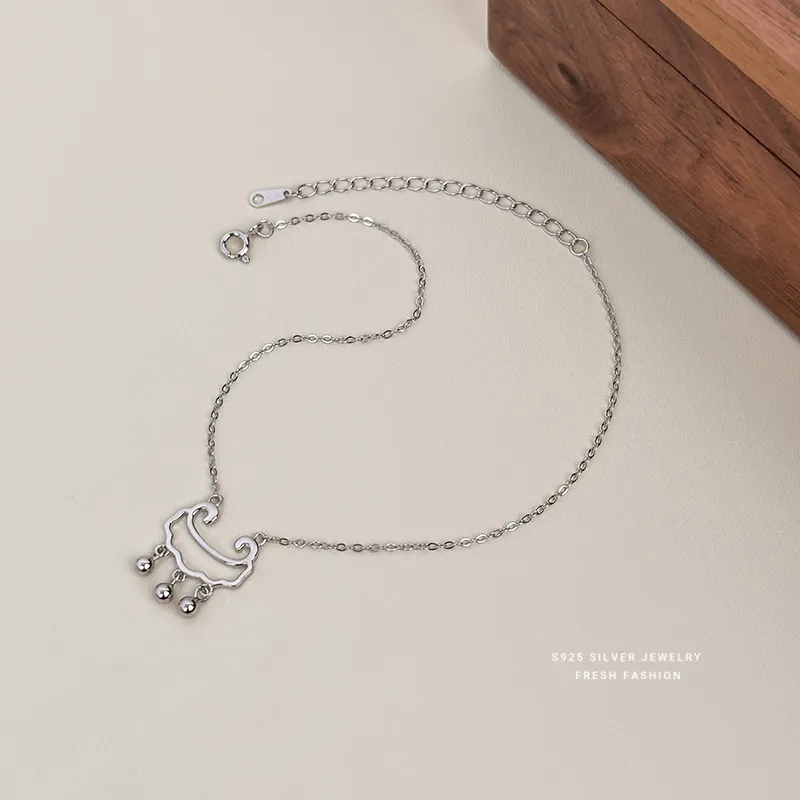 MONI JEWELLERY S925 Sterling Silver Anklets Women's-5