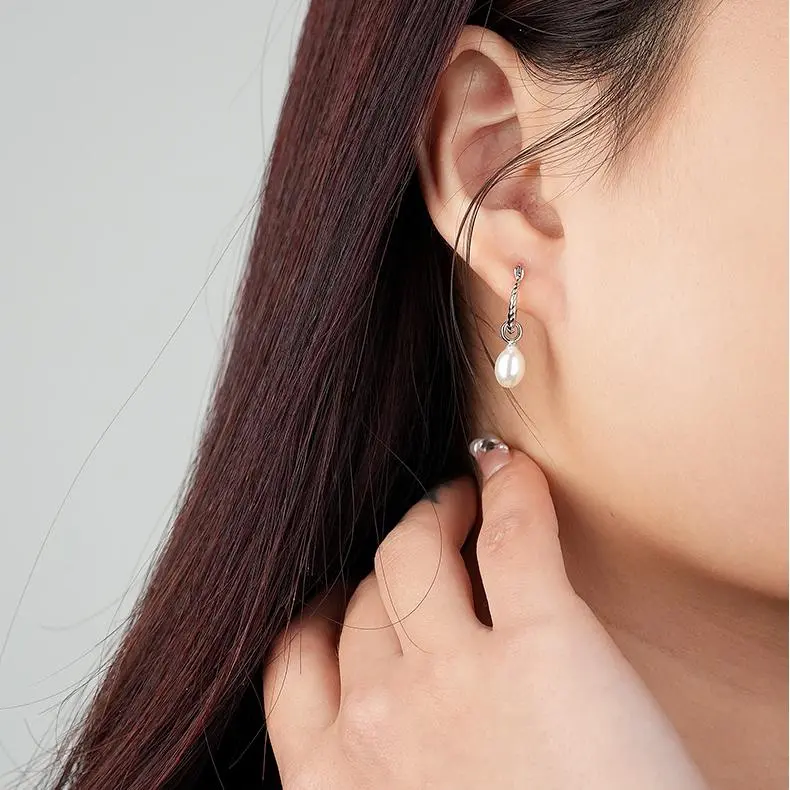 MONI JEWELLERY S925 Silver Earrings Women's-5