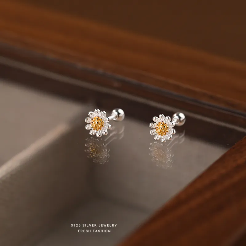 MONI JEWELLERY S925 Silver Stud Earrings Women's-7