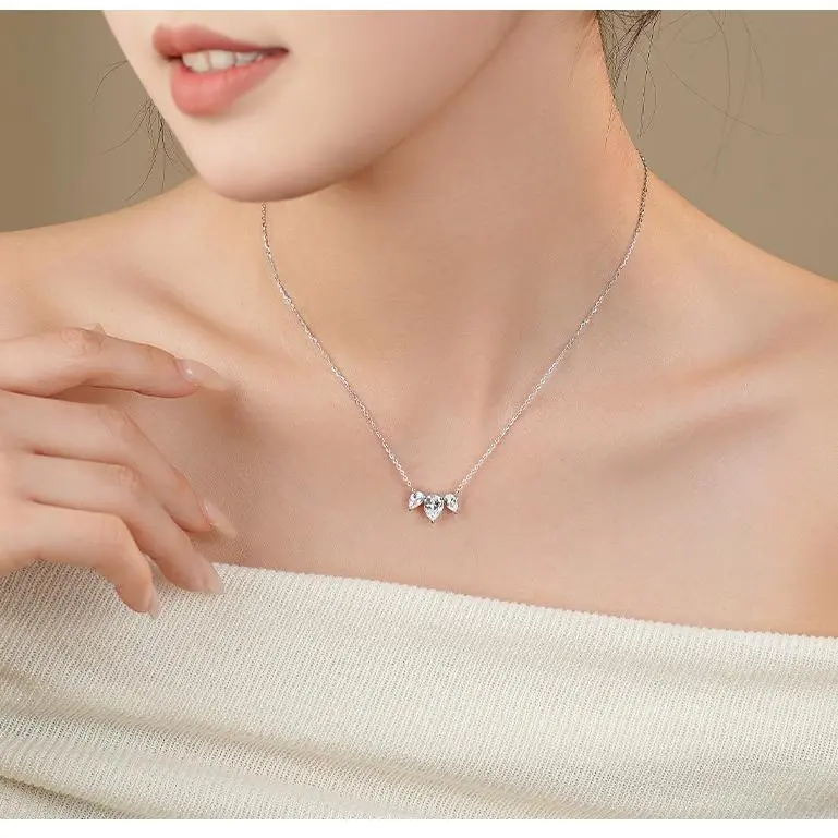 MONI JEWELLERY S925 Silver Necklaces Women's-1