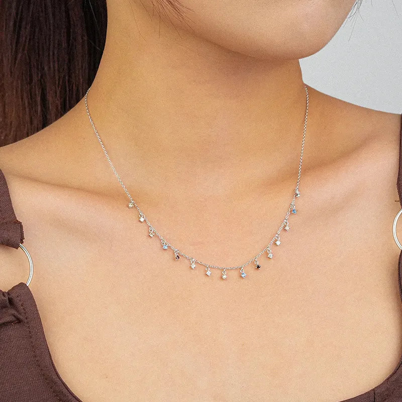 MONI JEWELLERY S925 Silver Necklaces Women's-8
