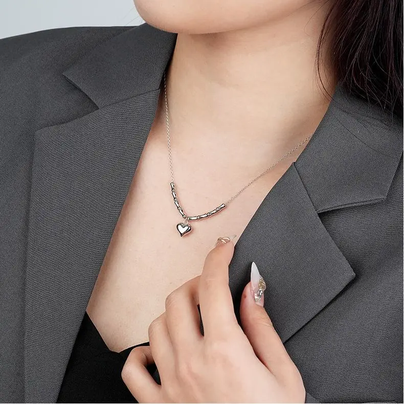 MONI JEWELLERY S925 Silver Necklaces Women's-5
