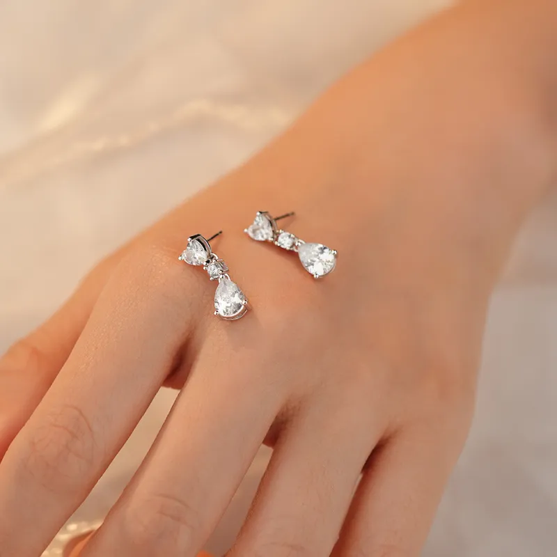 MONI JEWELLERY S925 Silver Earrings Women's-4