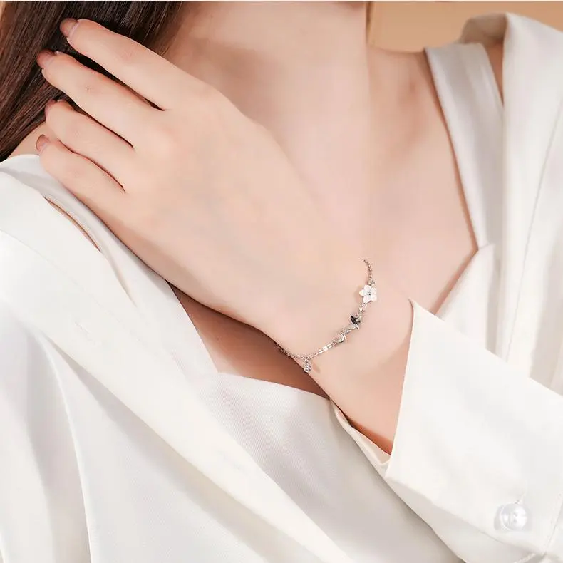 MONI JEWELLERY S999 Silver Bracelets Women's-4