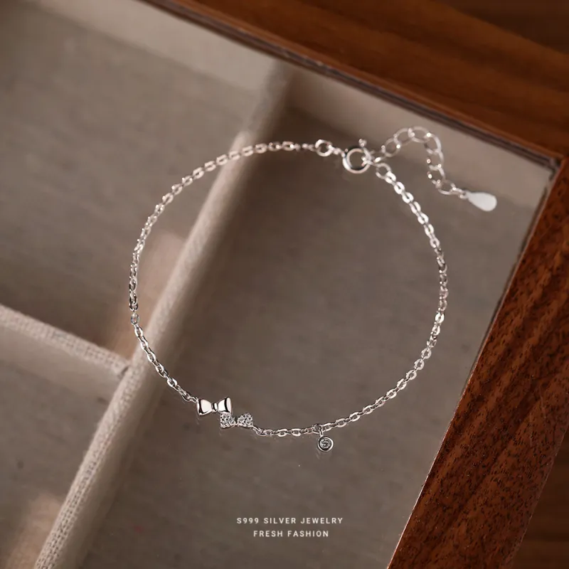 MONI JEWELLERY S999 Silver Bracelets Women's-4