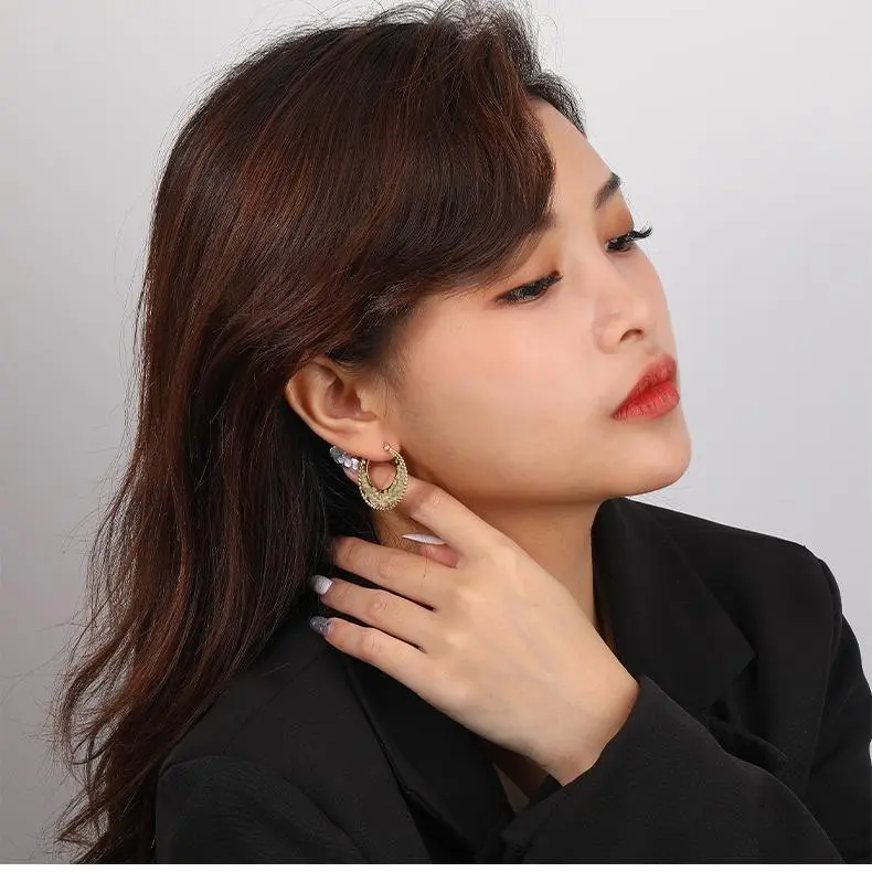 MONI JEWELLERY S925 Silver Earrings Women's-4