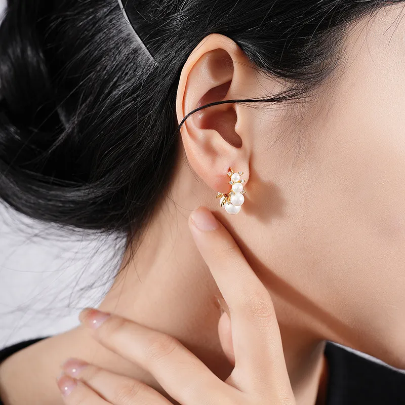 MONI JEWELLERY S925 Silver Earrings Women's-3