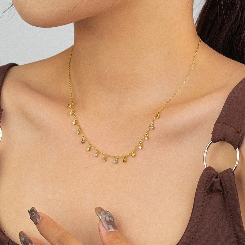 MONI JEWELLERY S925 Silver Necklaces Women's-9