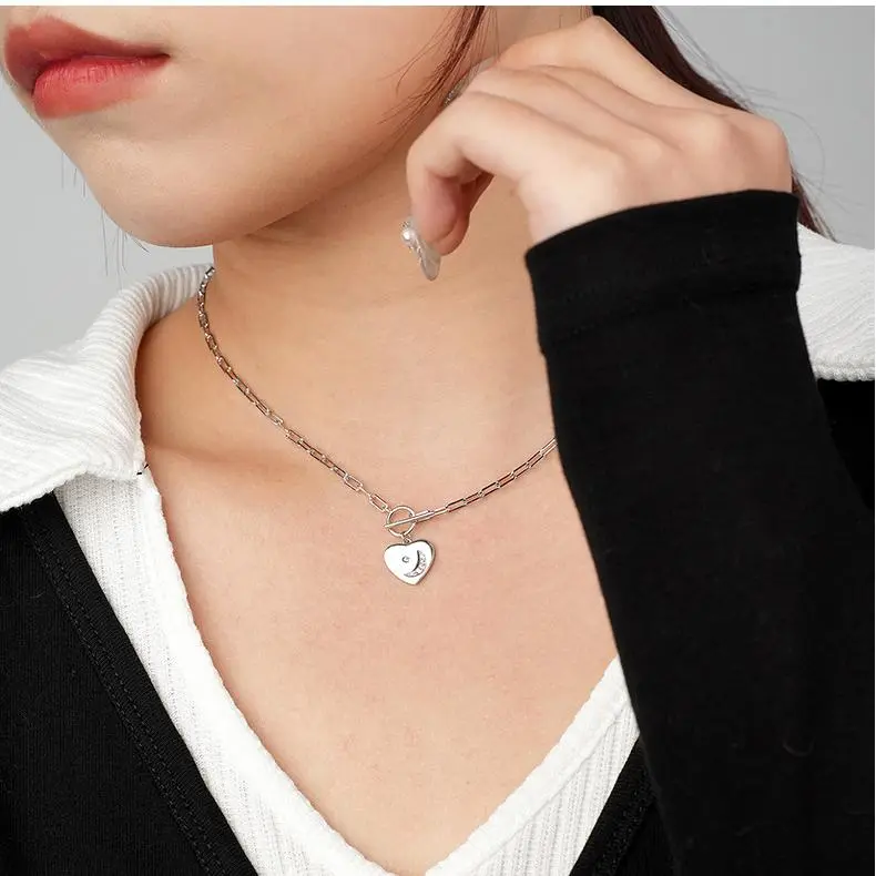 MONI JEWELLERY S925 Silver Necklaces Women's-3