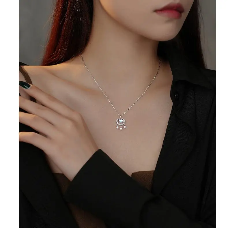 MONI JEWELLERY S999 Silver Necklaces Women's-1