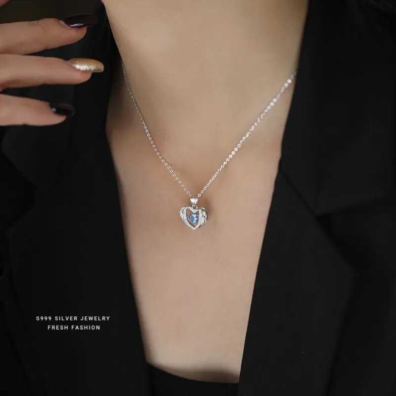 MONI JEWELLERY S999 Fine Silver Necklaces Women's-2