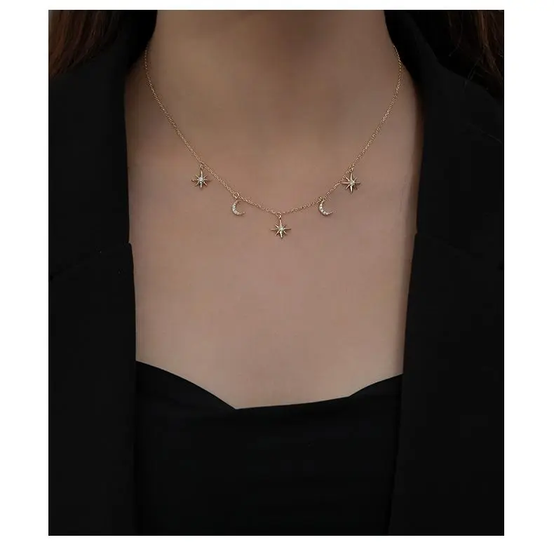 MONI JEWELLERY S925 Silver Necklaces Women's-1