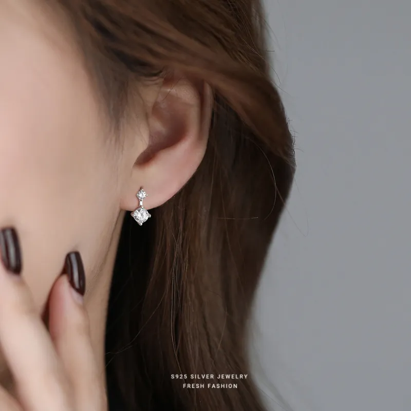MONI JEWELLERY S925 Silver Earrings Women's-4