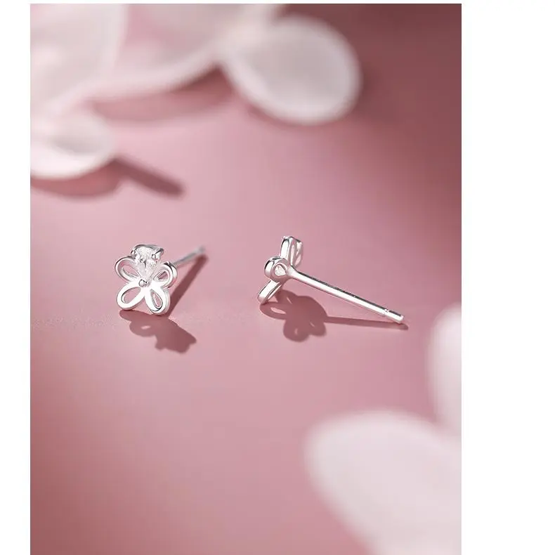 MONI JEWELLERY S999 Silver Stud Earrings Women's-3