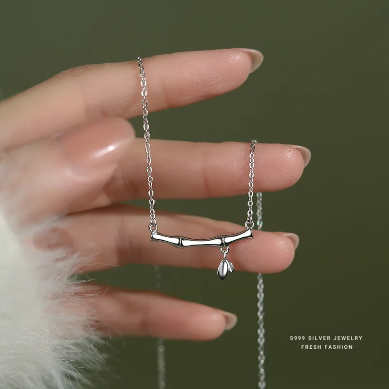 MONI JEWELLERY S999 Silver Necklaces Women's-6