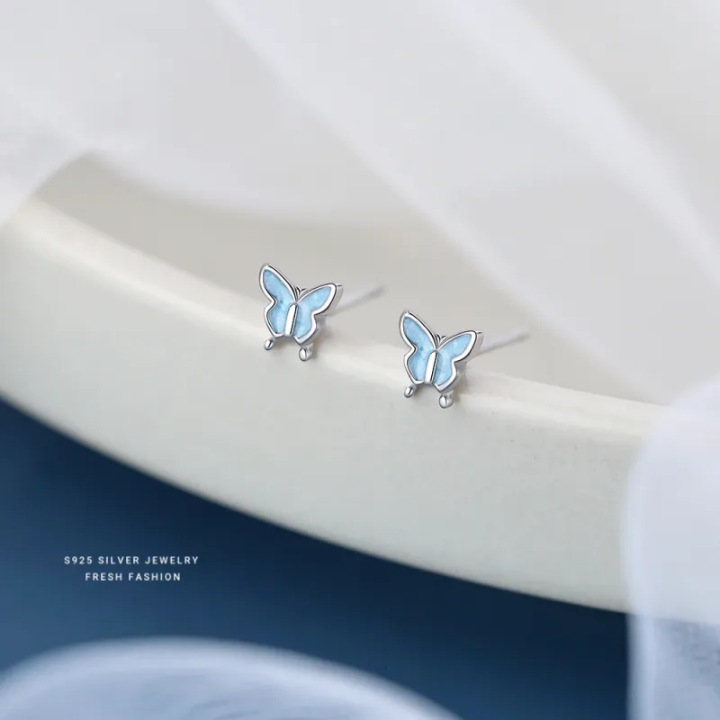 MONI JEWELLERY S925 Silver Stud Earrings Women's-4