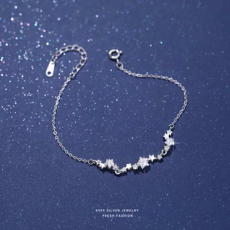 MONI JEWELLERY S999 Fine Silver Bracelets Women's-4