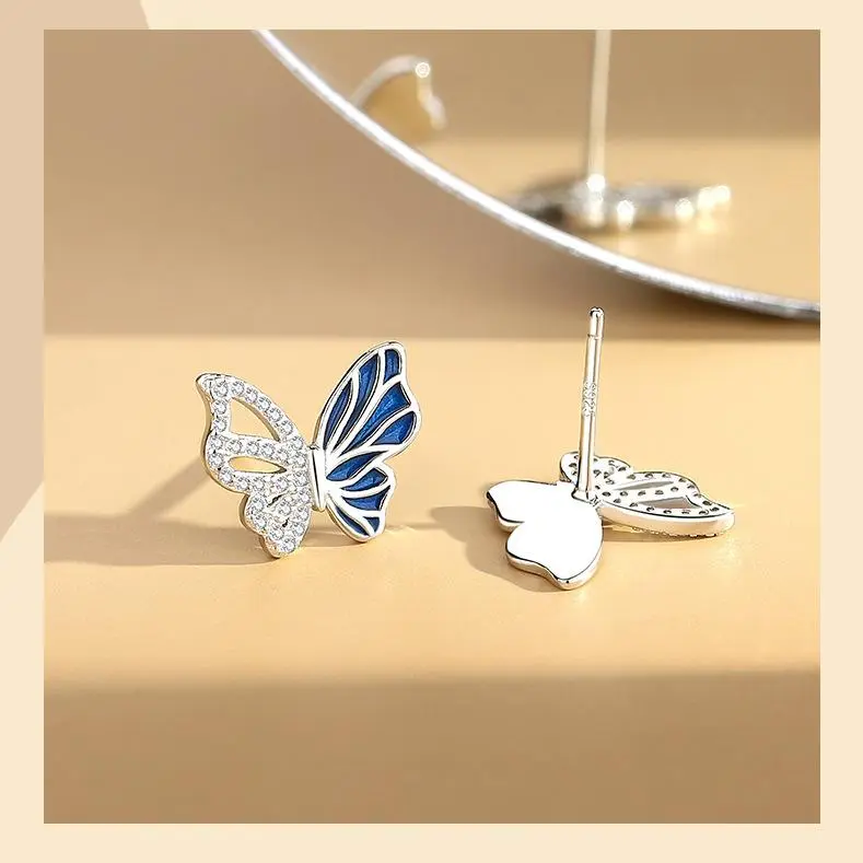 MONI JEWELLERY S925 Silver Stud Earrings Women's-6