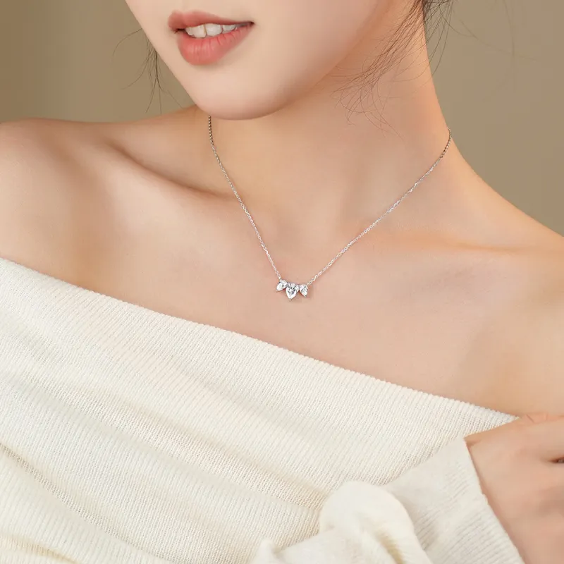 MONI JEWELLERY S925 Silver Necklaces Women's-2