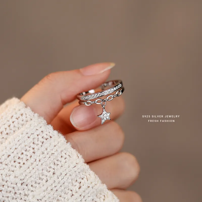 MONI JEWELLERY S925 Sterling Silver Rings Women's-3