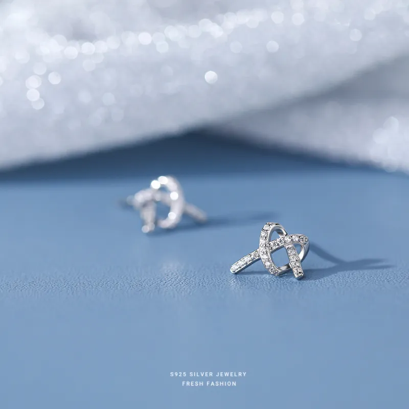 MONI JEWELLERY S925 Sterling Silver Stud Earrings Women's-4