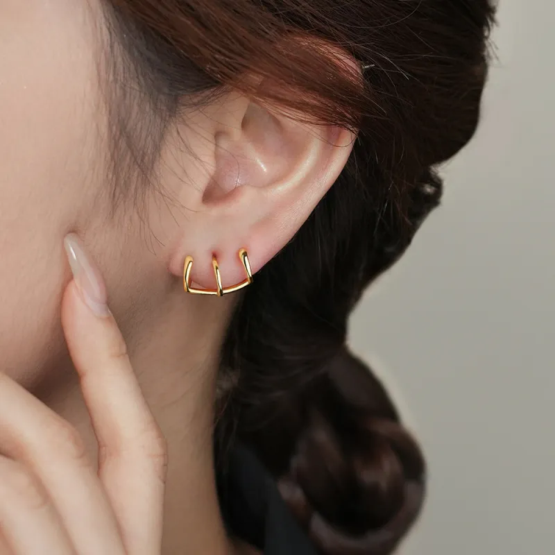 MONI JEWELLERY S925 Silver Clip On Earrings Women's-5