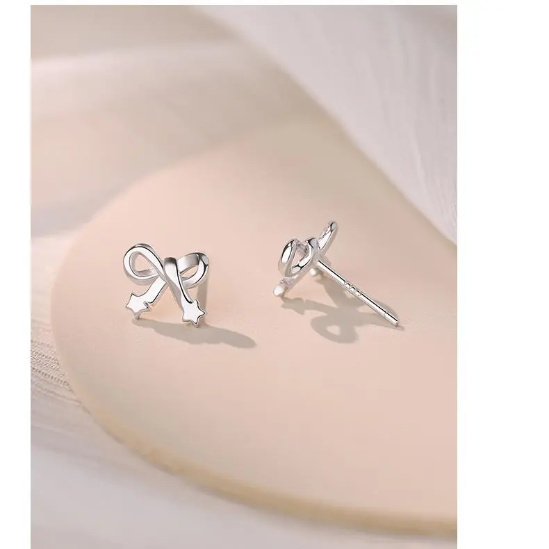 MONI JEWELLERY S999 Fine Silver Stud Earrings Women's-6