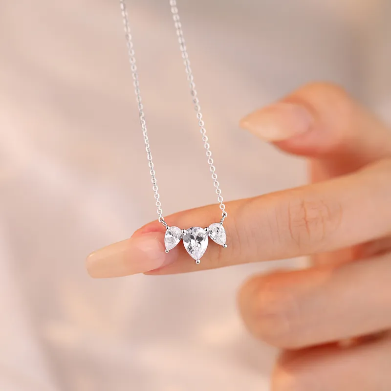 MONI JEWELLERY S925 Silver Necklaces Women's-4