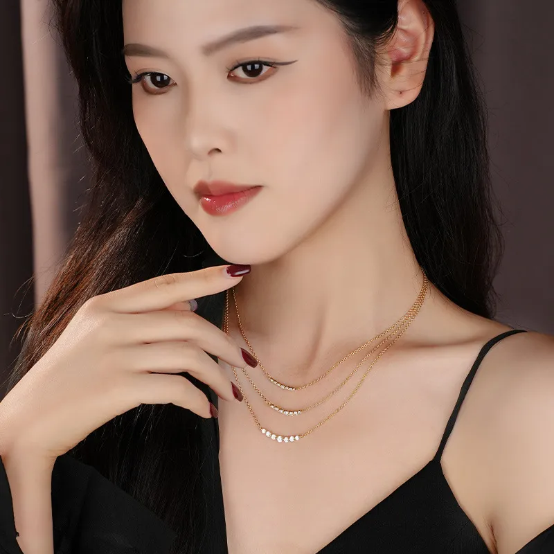MONI JEWELLERY S925 Silver Necklaces Women's-5
