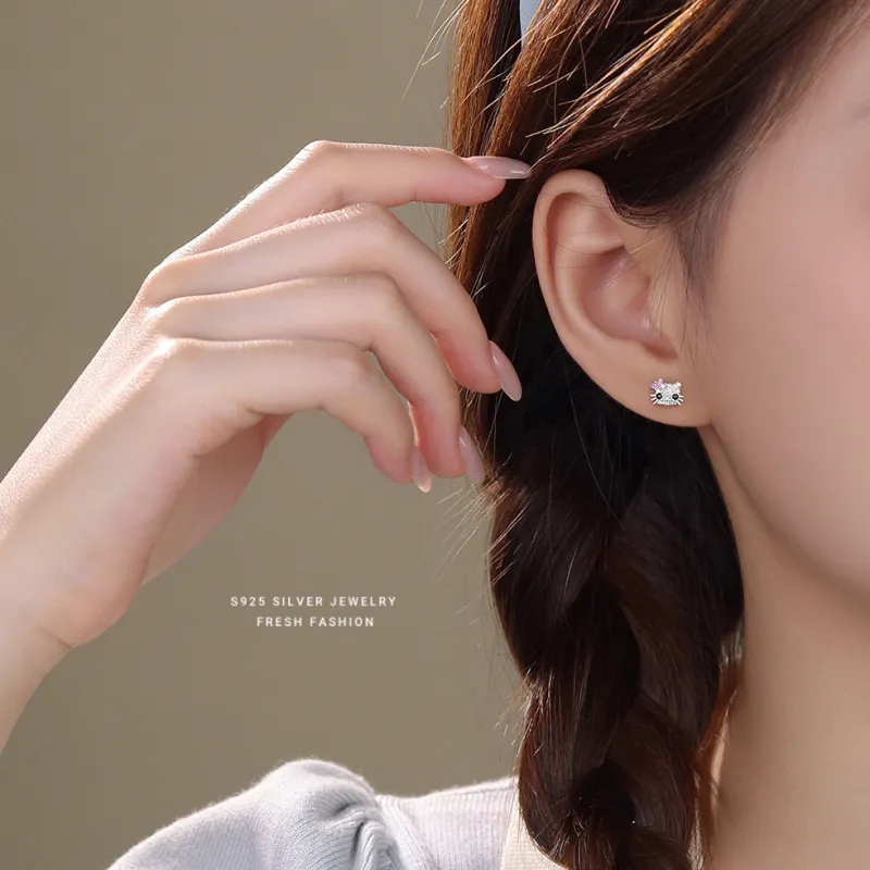 MONI JEWELLERY S925 Sterling Silver Stud Earrings Women's-2