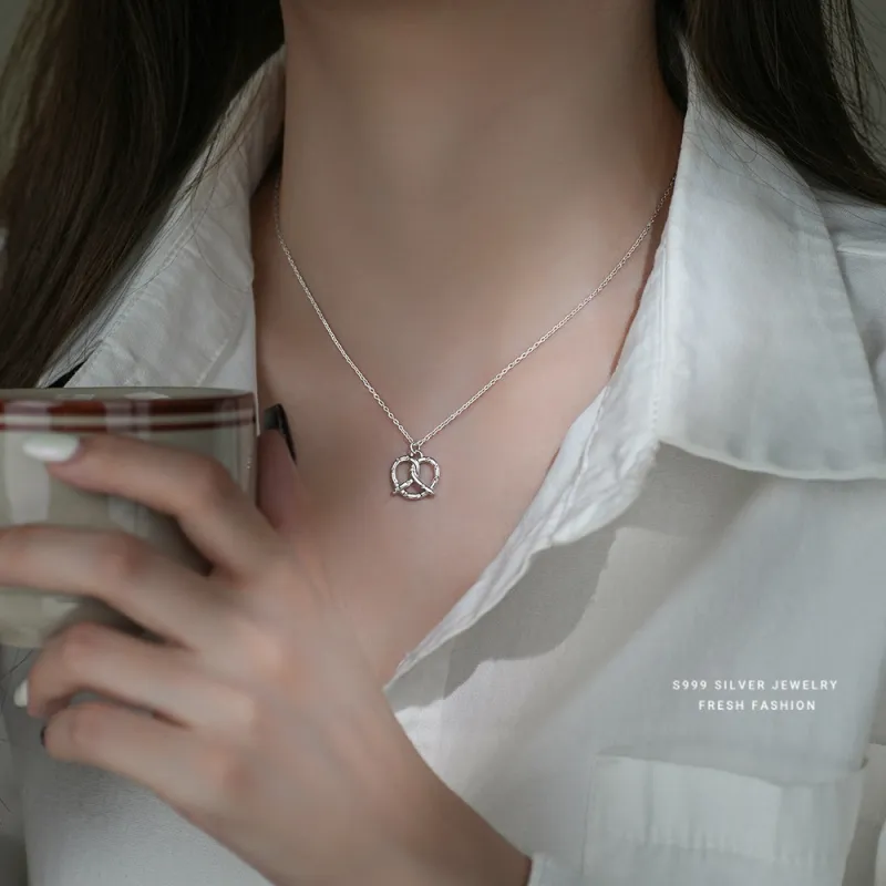MONI JEWELLERY S999 Fine Silver Necklaces Women's-3