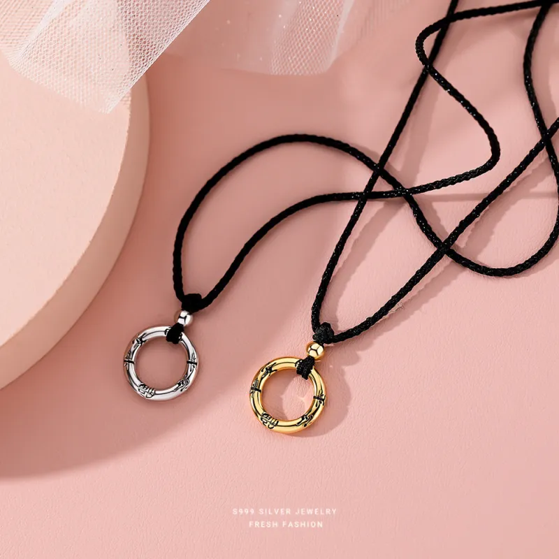 MONI JEWELLERY S999 Fine Silver Necklaces Women's-5